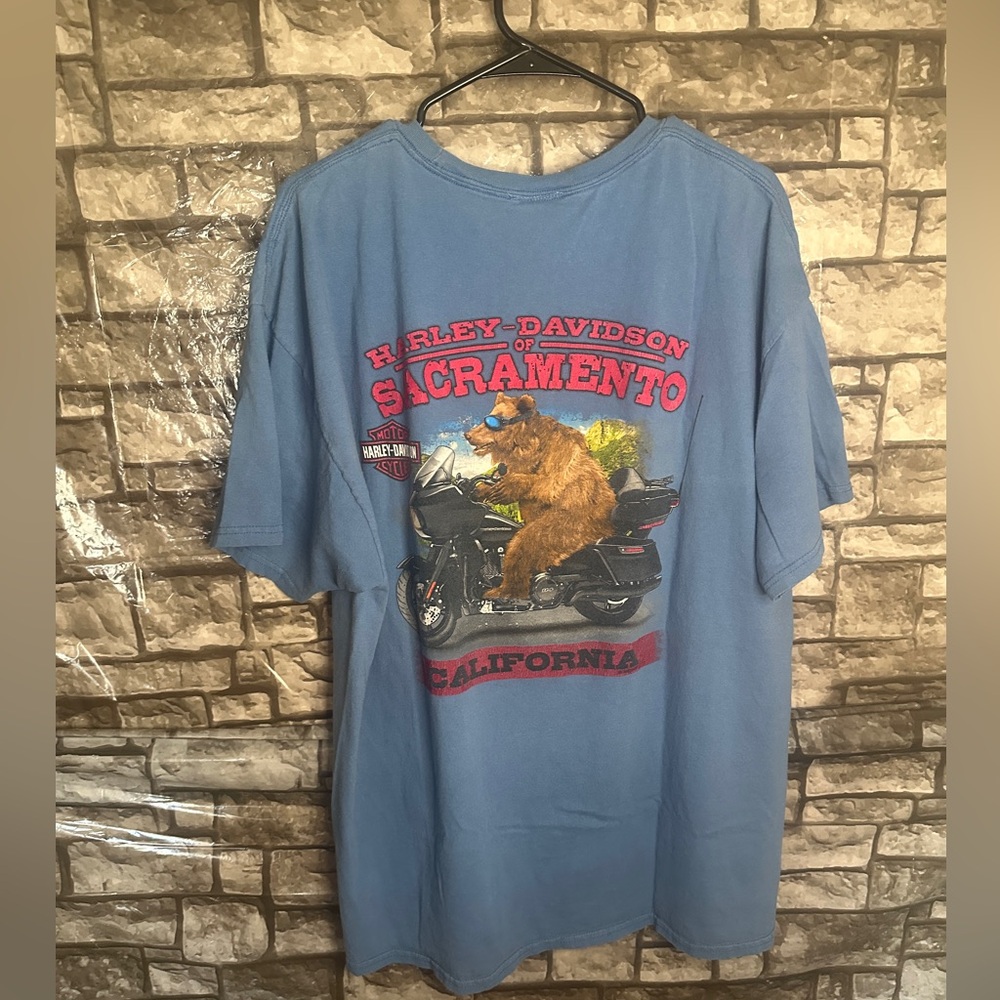 Harley Davidson Sacramento Graphic Tee Size 2XL
